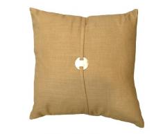 My Flair Coussin, Coton, 50% Polyester, Marron, 45 x 45 x 14 cm