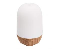 AmazonBasics Diffuseur dâhuiles essentielles dâaromathÃ©rapie Ã ultrasons Base effet bois classique Veilleuse 7Â couleurs 100Â ml