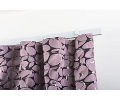 InCasa Tringle Ã Rideaux: 32 x 12 mm, L. 240 cm. laquÃ© Blanc â Complet