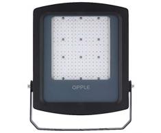 Opple 140062033 LED Floodlight Lampadaire, Aluminium, Noir