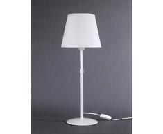 Aluminor STORE LT B B LAMPE A POSER, Blanc + Abat Jour Blanc
