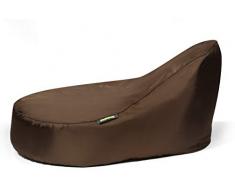 Pushbag Pouf, Polyester, Marron, 150 x 115 cm