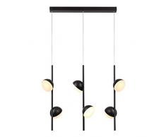 interfan Lampe suspension, 42Â W, noir, 73Â x 10Â x 120Â cm