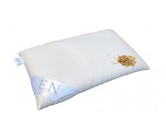 Europe & Nature Oreiller en épeautre Blanc, 65x65x8 cm, 73111