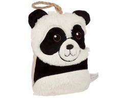 Puckator Butée de Porte intérieure en Peluche Tête de Panda Multicolore Hauteur 18 cm Largeur 14 cm Profondeur 8 cm