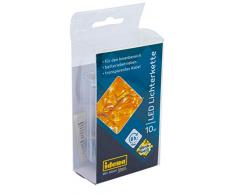Idena 8582137 Mini guirlande LED pour lintérieur plastique, or 8582065