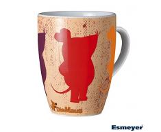 Esmeyer Tasse à café en Porcelaine imprimée Motif Souris 360 ML