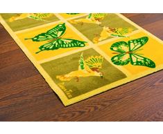 Floortex Doortex ImprimÃ© Tapis pour Utilitaire ou salles de Coffre, 60Â cm x 100Â cm, Motif Bottes, Marron (Fr4wr2439bbr), Multicore, 50cm x 140cm