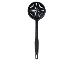 Moha Culinario Ecumoire, Silicone, Anthracite, L 34 cm larg 11 cm