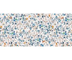 Papier Peint poster panoramique TERRAZZO 4 x 2,70 m | Déco et photo murale XXL Qualité HD Scenolia