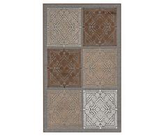 Vallila Falco Tapis Design en Viscose Marron 68 x 110 cm