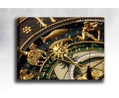 Bonamaison Peinture sur toile, multicolore, 50 x 70 cm - ConÃ§u et fabriquÃ© en Turquie