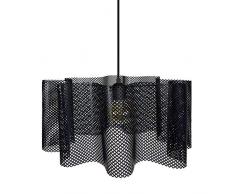 Tosel 17305 Suspension 1 Lumière, Bois, E27, 40 W, Vert, 30 x 90 cm