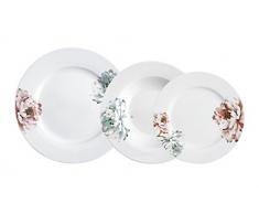 Bidasoa Peony â Service de Table de 18 pièces, Porcelaine, Multicolore