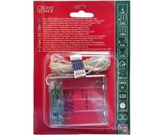 Konstsmide 1461-190 Guirlande Lumineuse à Micro LED, Métal/,, 0.8 W, Blanc