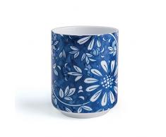 Excelsa Tasse Orientale, Porcelaine 150 ML Fiori Blu