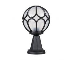 Homemania MDL.2890 Lampe de sol Gardenper pour intÃ©rieur, sol, ABS, polyÃ©thylÃ¨ne, 20 x 20 x 36 cm