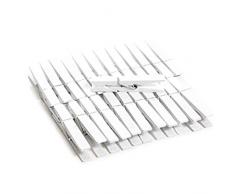 PRATIKO LIFE Pinces Ã Linge Blanc Taille Unique