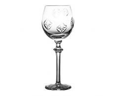 Crystelle aljulia 03595Â vin Verre, Cristal, 280Â ML, 9Â x 23, 5Â cm