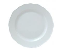 Hutschenreuther 02013-800001-10027 Assiette avec Aile 27 cm, Porcelaine, Blanc, 29 x 28,4 x 8,7 cm