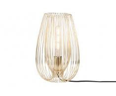 LEITMOTIV LM1828GD Lampes de Bureau, Le Fer, Or