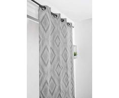 Linder Voilage, 79Pourcentpolyester 21Pourcentcoton, Anthracite, 140x270