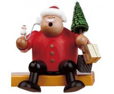KWO Olbernhau 21559 Encens 15 cm Père Noël Position Assise