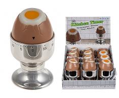 Out of the blue B077W82343 Minuteur en Plastique, Coquetier, env. 10 x 6 cm