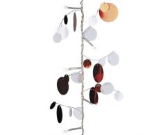 Blachere A940BR GUIRLANDE PAILLETTES BLANCHES/ROUGES, Verre, Blanc/Rose