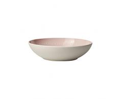 Villeroy & Boch its my match Plat de service rond Blossom, 26 cm, Porcelaine Premium, Blanc/Rose