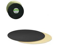 Decora Plat Ã Tarte, 40Â cm, Or/Noir