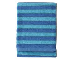 Finlayson De reiluraita Serviette de Bain Serviette de Bain, Coton, Bleu/Turquoise, 70Â x 150Â cm