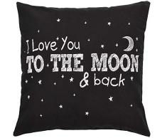 La Finesse - Housse de Coussin carrÃ©e dÃ©corative 50 x 50 cm pour la Maison en Coton pour Le Salon, Le canapÃ©, la Chambre Ã Coucher, Tissu colorÃ©, Taille Unique