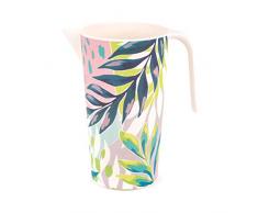 Cambridge CM06338 Large Reusable Water Juice Jug, Pitcher, Carafe, 1.5 L, Kayan Print | Dishwasher Safe | BPA-Free | Alternative To Single Use Plastics