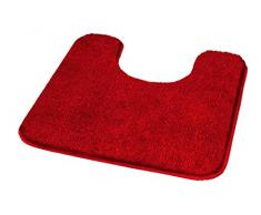 Meusch Tapis de Toilette Mona 55x50cm Gris, Polyacrylique, 55 x 50 x 2 cm