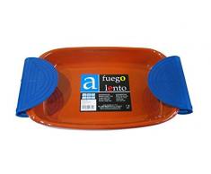 A Fuego Lento A feu lents Pack de Gant manique, Silicone, Bleu, 10Â x 19Â x 19Â cm, Lot de 2