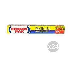 Domopak Lot de 24 films Jumbo 30 m Accessoire pour cuisine et conservation des aliments