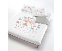Italian Bed Linen Kisses i Love You Lit 100/110 (250 x 200 cm 2/52 x 82 cm)