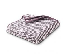 Living Crafts Serviette de Toilette Prune Clair/Naturelle Taille Unique