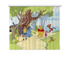 AG Design Lot de 2 Rideaux FCP XXL 6012 Disney Winnie The Poo 280 x 245 cm