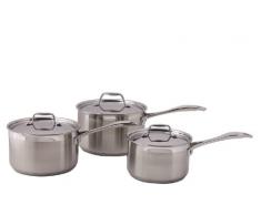 SWIFT Supreme Casserole avec Couvercle 16 cm, 18 cm, 20 cm 3 pièces