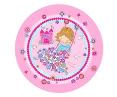 Papstar 81346 20 Lots de 10 Assiettes Rondes en Carton Design Princess Friends 23 cm