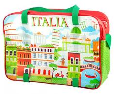 Home European Sac Isotherme Peva Motifs Assortis 18 litres en Nylon Multicolore