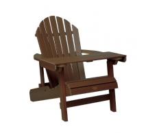 Highwood AD-LAPT1-TFE Adirondack Table de Ordinateur Portable/Lecture Bois Synthétique (vendu sans la chaise) - Toffee