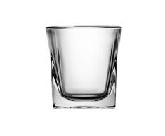 Crystaljulia 2137 Verre à Whisky en Cristal au Plomb de 6 Tasses de café de 280 ML