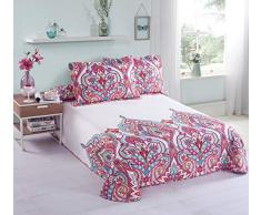 Novotextil Couvre-lit boutis imprimÃ© dÃ©tÃ© et de Loisirs, Multicolore, Voir Les dÃ©tails, 2