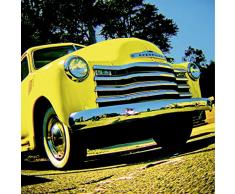 Scenolia Tableau décoration Murale LOMO Car 90 x 90 cm | déco Design imprimée en France