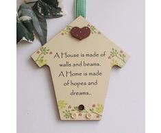 Craftworks Originals New Home Cadeau Souvenir Design Grand nichoir en Bois