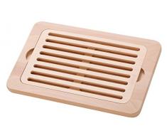 Eliplast Planche Ã Pain avec Plateau de miettes, Gris