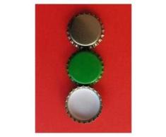 Vendemmia e Tomatori Lot de 100 bouchons en métal à couronne pour bouteilles